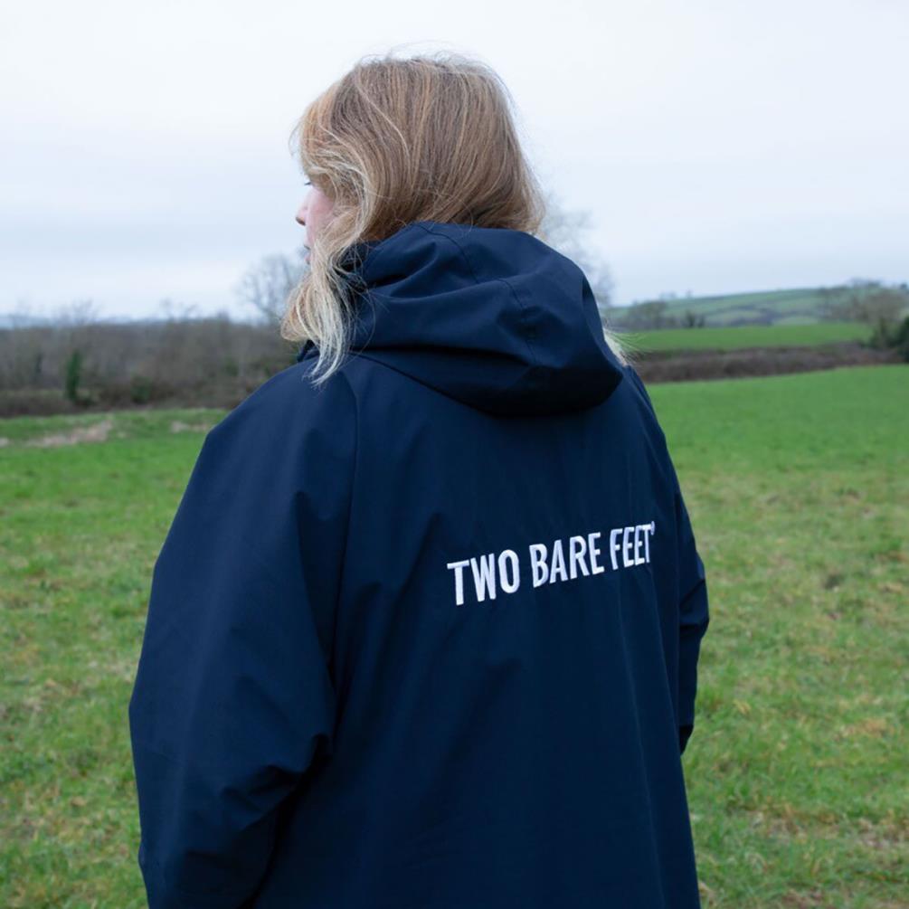 Two Bare Feet Weatherproof Packable Changing Robe & Travel Bag - Marine Blue / Black Extra Image 6